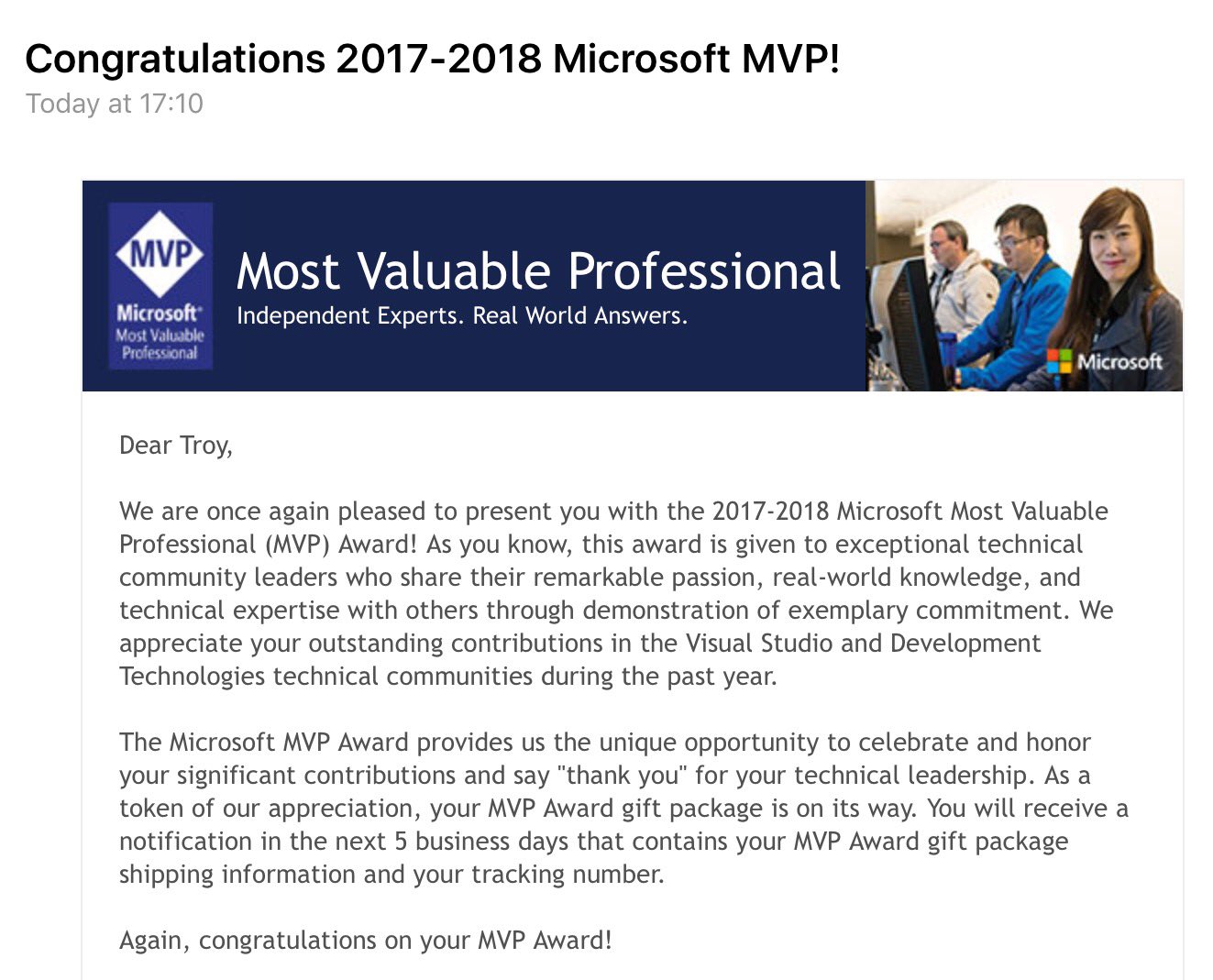 MVP, year 7