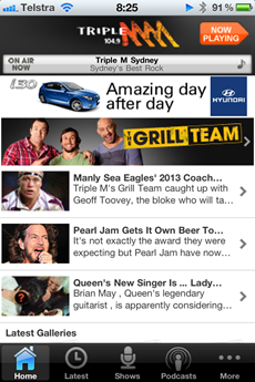 Triple M iPhone app