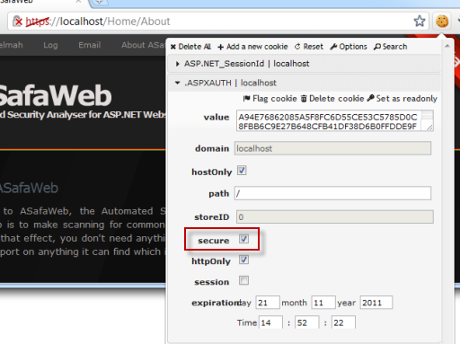 .ASPXAUTH cookie flagged as "secure" after setting forms auth to require SSL