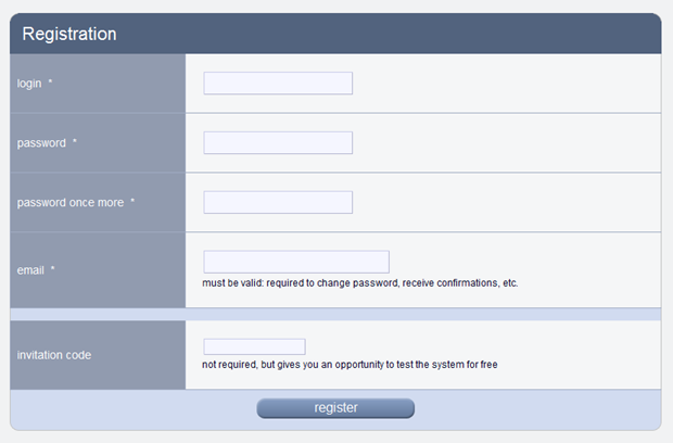 Registering for Antigate