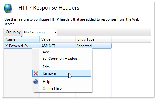 Removing the "X-Powered-By" header in IIS