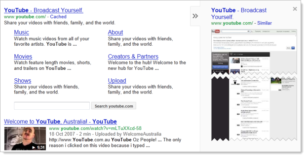 Google preview YouTube working corectly