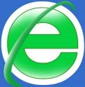 The 360 Safe Browser logo (near identical to Internet Explorer)
