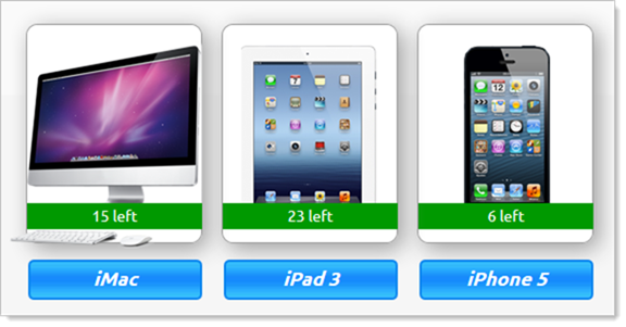 Apple products that can be "won"