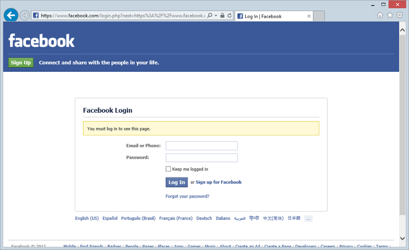 Please login to your Facebook account: the execution of a data mining scam.