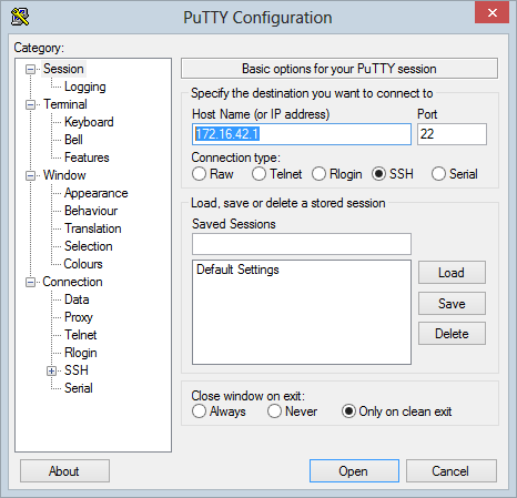 Using PuTTY to SSH into the Pineapple