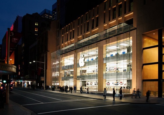 The Apple store in Sydney