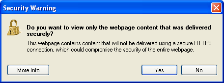 IE8 mixed content warning
