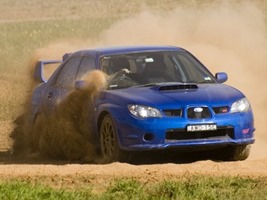 STi at Oran Park dirt motorkhana