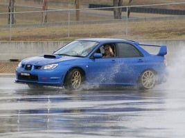 STi at Eastern Creek Skidpan