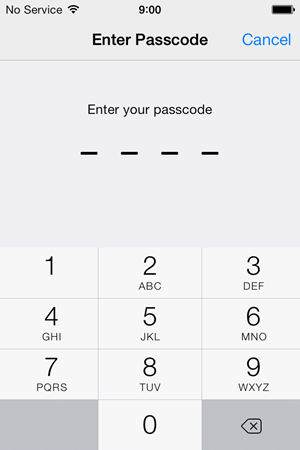 Enter your passcode to install the profile