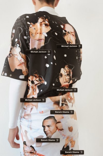 Shirt with faces on it