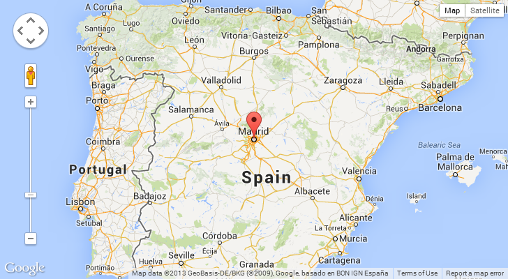 Map of Spain