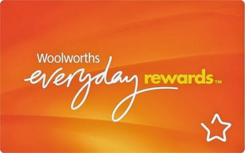 Woolworths everyday rewards card