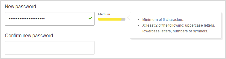 The password ",83eQYr$m76H>ojqj[Em" only being graded as medium strength