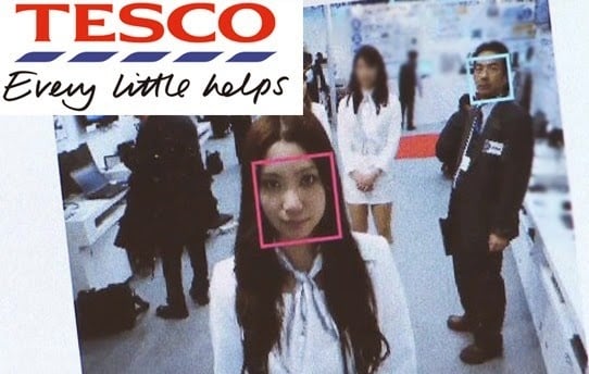 Tesco facial tracking