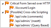 Medium findings with a number of "possible" results