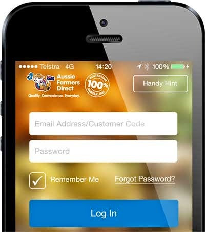 The Farmers Direct mobile app