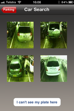 Four photos of vehicles matching the search results