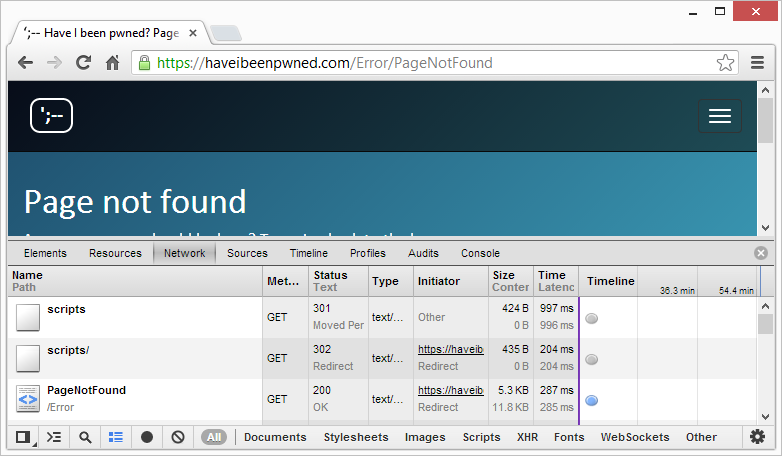 Missing trailing slash causing an HTTP 301 then a 302