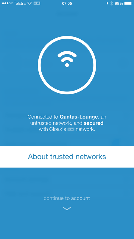 Connected to Qantas-Lounge