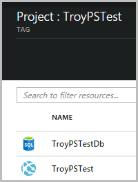 Website and database under the one tag