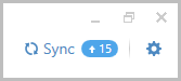 GitHub for Windows Sync button