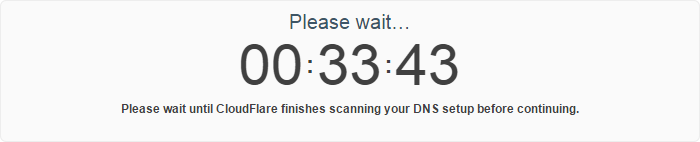 CloudFlare countdown timer