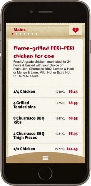 Nando's chicken app