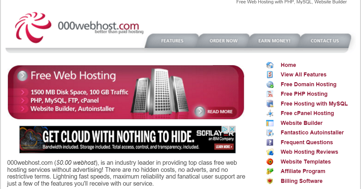 Бесплатный хостинг ссылок. Бесплатный веб хостинг. 000webhost. Webhost.com.