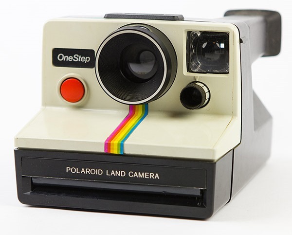 A Polaroid camera