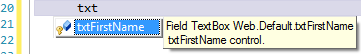 Intellisense of control type prefix