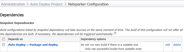 Dependencies for the build