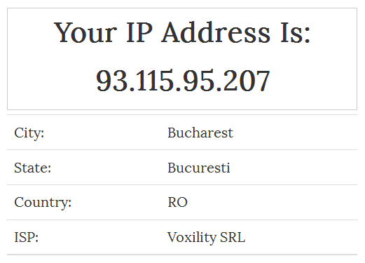 IP address whilst using Tor