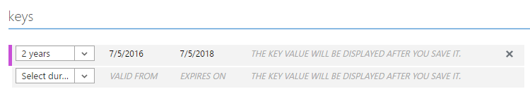 Creating a client key