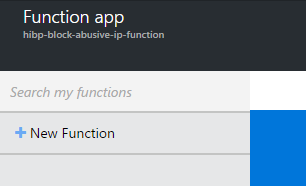 Creating a new function