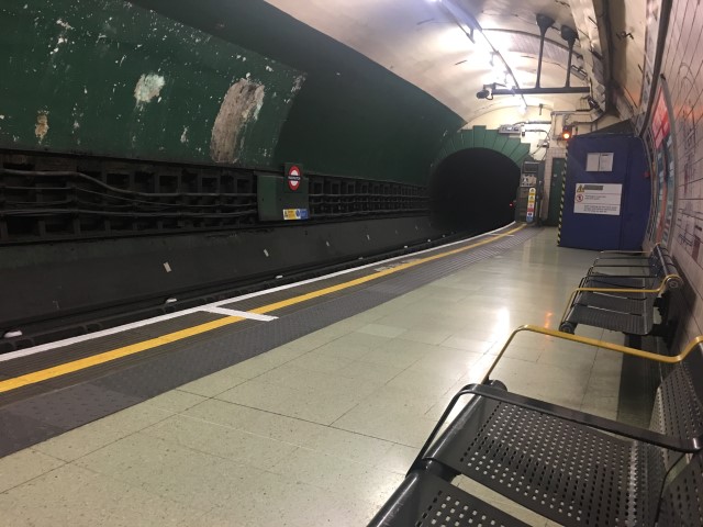 empty tube station