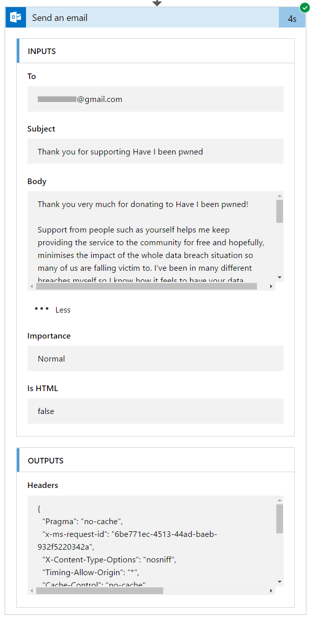 Troy Hunt Microsoft Flow Azure Storage WebJobs MailChimp Outlook