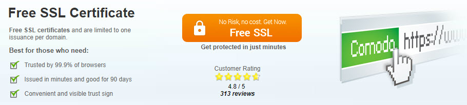 Free Comodo Certificates