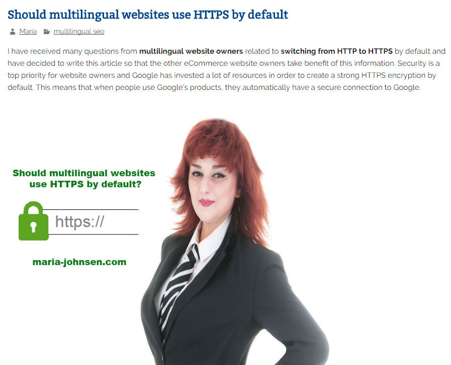 Should multilingual websites use HTTPS by default