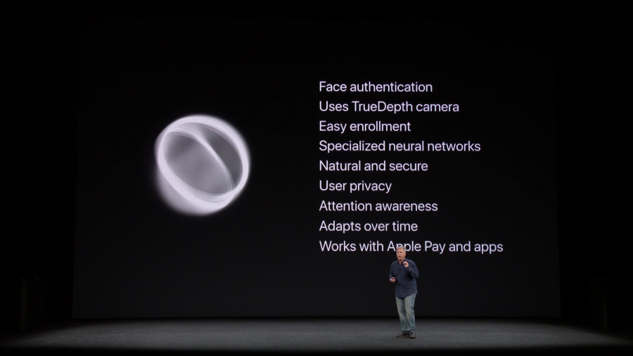 Bullet points of Face ID strengths