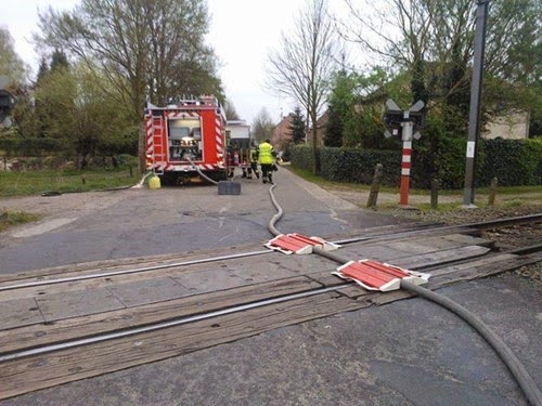 Hose on Train Tracks