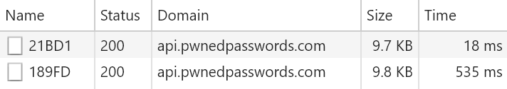 Cached versus non-cached V2 queries