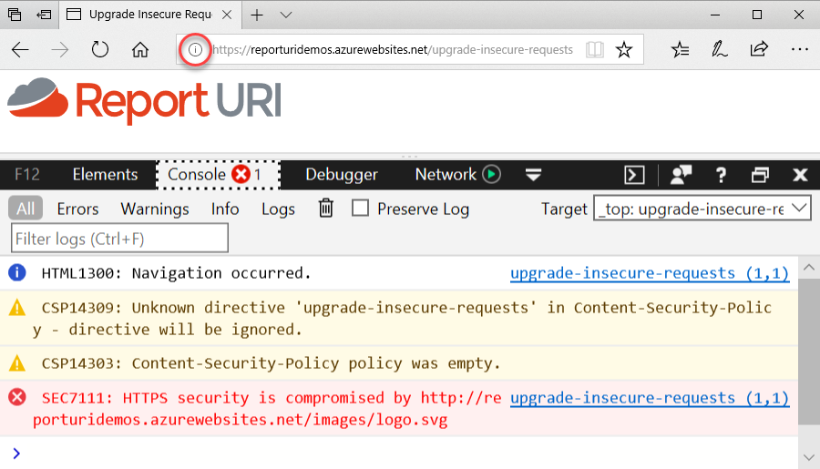 Subresource Integrity and Upgrade-Insecure-Requests are Now Supported in Microsoft Edge