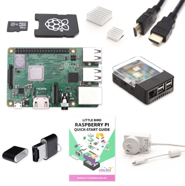 Little Bird Raspberry Pi 3 Plus Complete Starter Kit