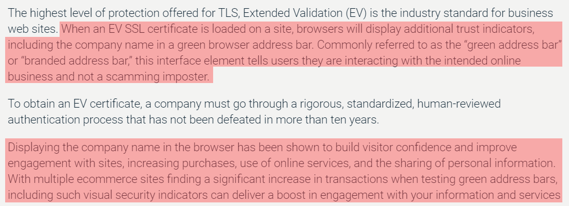 Extended Validation Certificates are (Really, Really) Dead