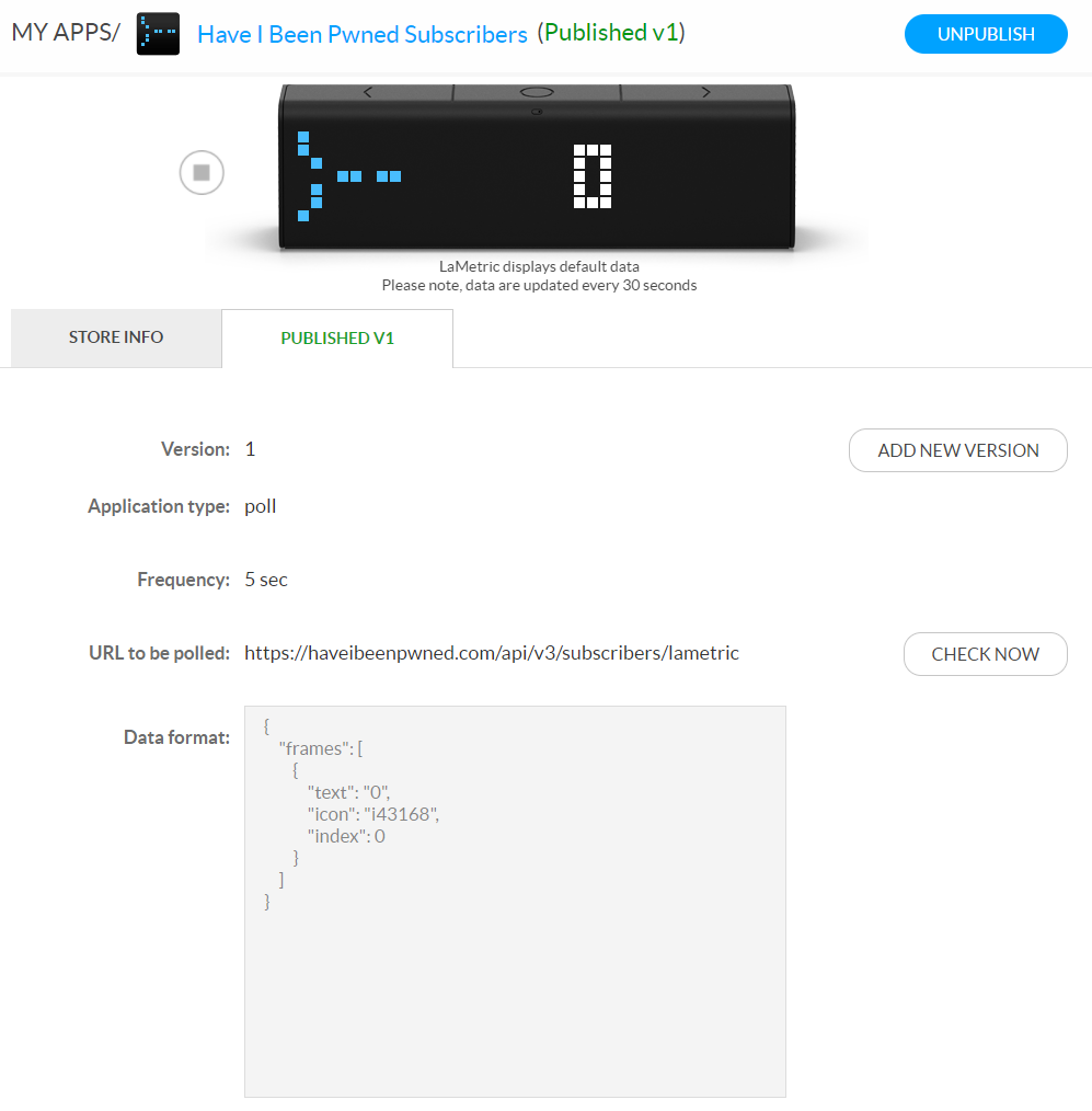 Creating a LaMetric App with Cloudflare Workers and KV