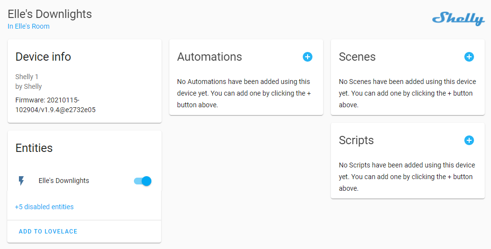 Controlling Smart Lights Using Dumb Switches with Shelly and Home Assistant