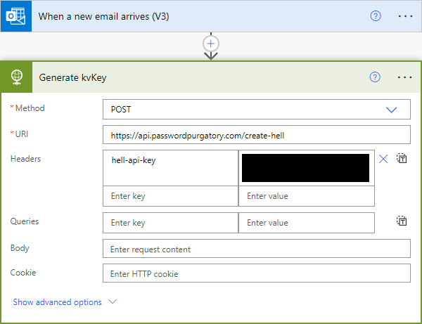 使用 Microsoft Power Automate 和 Cloudflare Workers KV 将垃圾邮件发送者发送到密码炼狱