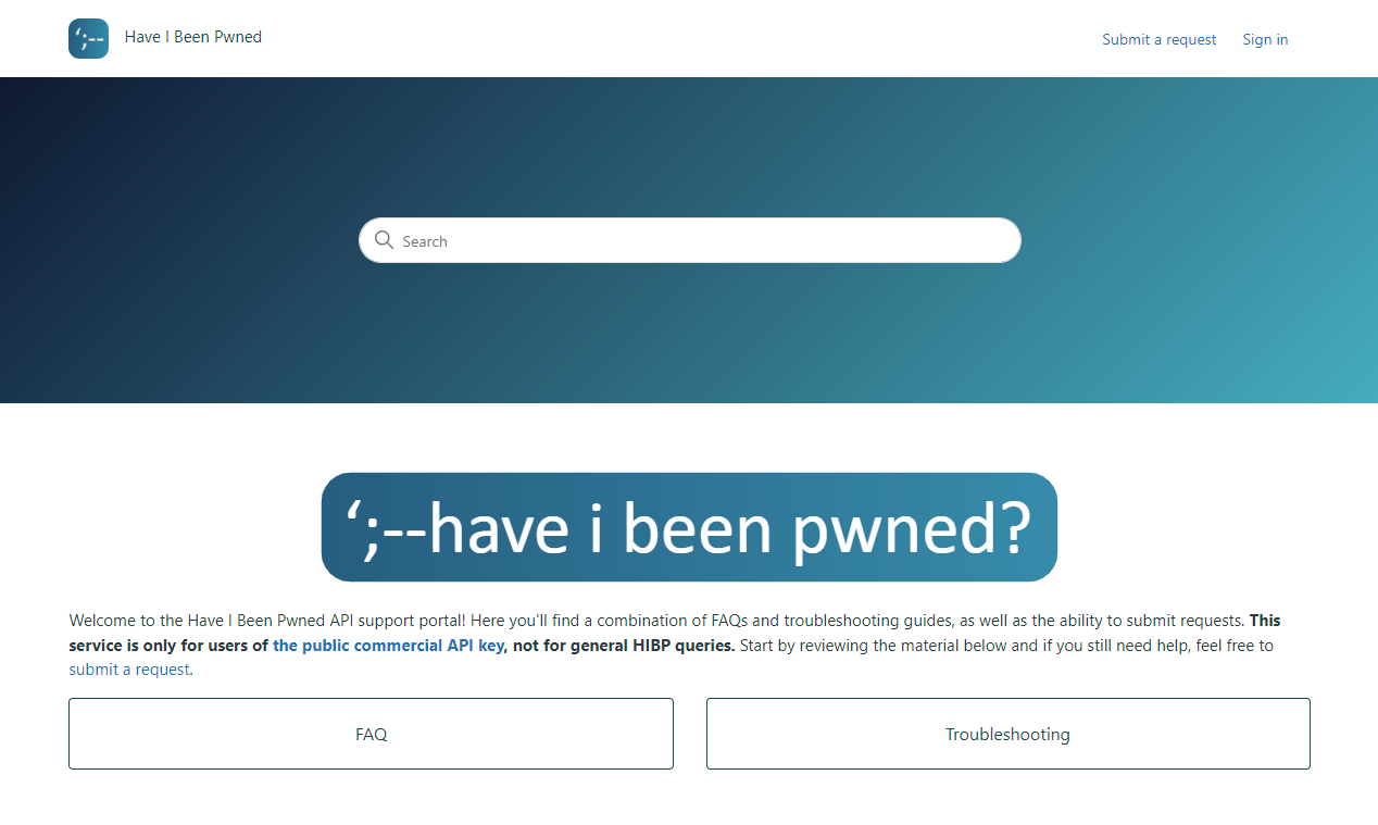 Better Supporting the Have I Been Pwned API with Zendesk